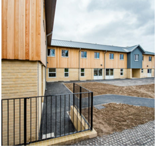 Exterior of Peters Marland School
